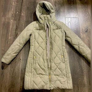 Michael Kors beige long winter jacket- women’s small